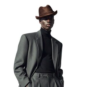 Rare vintage 50s 60s Biltmore Canadian beaver brown fuzzy winter fedora hat 7